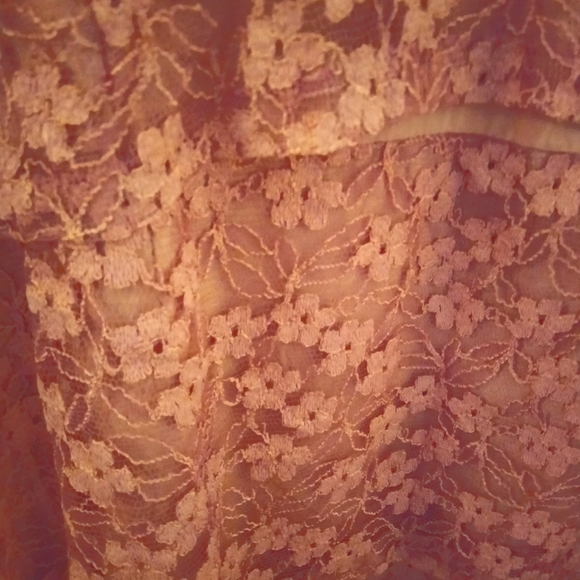 Vintage 60's Mauve Lace Sheath - Picture 2 of 4